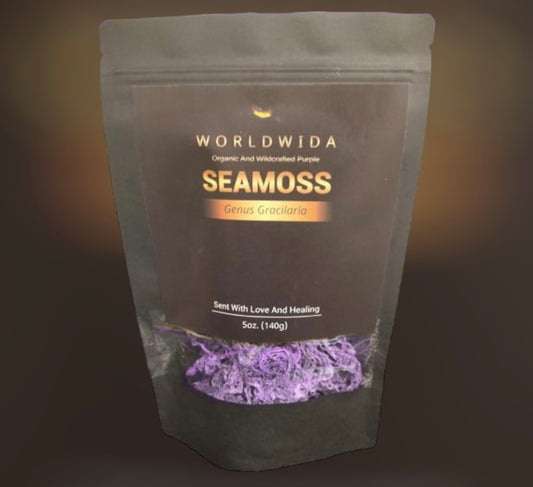 Organic & Wildcrafted Purple Seamoss (Genus Gracilaria)